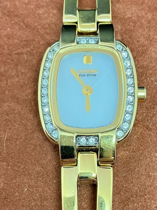 Citizen Eco-Drive Fashion Gold Dress Ladies Watch main image 4